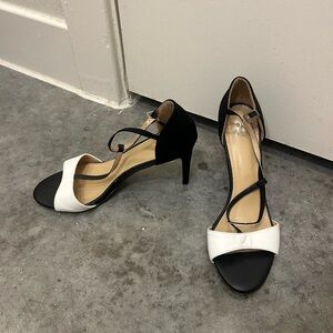 New York & Company Black and White Heels